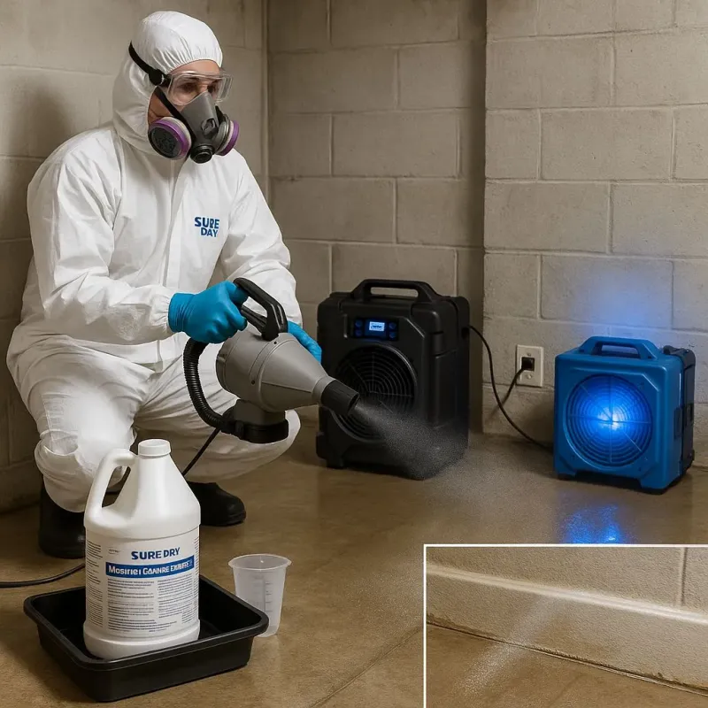 Sanitization and Odor Removal process in Durant, IA
