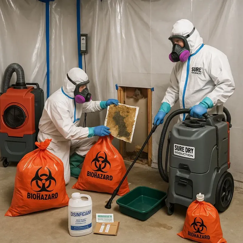 Contaminated Water Handling Protocols process in Durant, IA